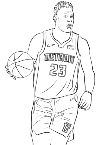 Blake Griffin Coloring Page